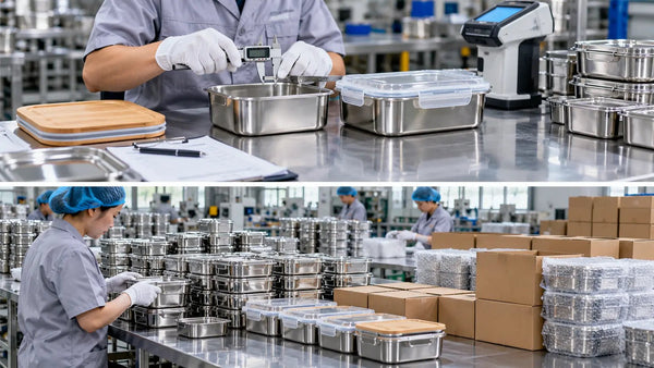 How Wholesale Buyers Choose Between 304 and 316 Stainless Steel Food Containers - HUFA Kitchenware