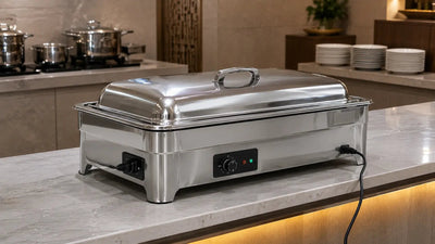 Electric Chafing Dish Checks Before Buffet Installation - HUFA Kitchenware