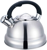 Modern Colorful Stainless Steel Whistling Kettle - 3.0L Capsule Bottom Stovetop Tea Kettle with Mirror Polish - Induction Ready Luxury Kitchen Water Heater - HUFA Kitchenware