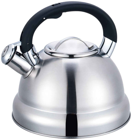 Modern Colorful Stainless Steel Whistling Kettle - 3.0L Capsule Bottom Stovetop Tea Kettle with Mirror Polish - Induction Ready Luxury Kitchen Water Heater - HUFA Kitchenware