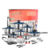 Hot Sale African Style 30/50 - Piece Stainless Steel Cookware & Tableware Set - Professional All - in - One Kitchenware Set with Non - Stick Pots and Pans - HUFA Kitchenware