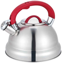 Modern Colorful Stainless Steel Whistling Kettle - 3.0L Capsule Bottom Stovetop Tea Kettle with Mirror Polish - Induction Ready Luxury Kitchen Water Heater - HUFA Kitchenware
