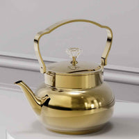 Best Selling Hammered Stainless Steel Tea Kettle - Large Capacity Stovetop Water Boiler with Heat - Resistant Handle - Elegant Hand - Crafted Design for Home & Gift - HUFA Kitchenware