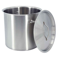 Commercial High - Capacity Stainless Steel Stock Pot with Boiling Basket - 6L to 225L Heavy Duty Soup Pot & Seafood Boiler for Home & Restaurant Use - HUFA Kitchenware