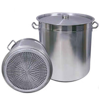 Commercial Large Capacity Stainless Steel Stock Pot - 170L Heavy Duty Deep Soup Cooking Pot for Restaurants, Hotels & Catering - Industrial Kitchenware - HUFA Kitchenware