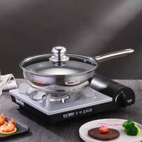 NICE German Quality Food - Grade Stainless Steel Cookware Set - Mirror Polish Modern Dinnerware Pots and Pans with Fruit & Animal Patterns - Induction Ready - HUFA Kitchenware