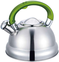 Modern Colorful Stainless Steel Whistling Kettle - 3.0L Capsule Bottom Stovetop Tea Kettle with Mirror Polish - Induction Ready Luxury Kitchen Water Heater - HUFA Kitchenware