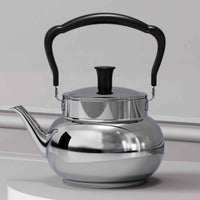 Best Selling Hammered Stainless Steel Tea Kettle - Large Capacity Stovetop Water Boiler with Heat - Resistant Handle - Elegant Hand - Crafted Design for Home & Gift - HUFA Kitchenware