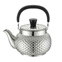 Luxury Arabic Whistling Kettle & Coffee Pot - 1.5L Stainless Steel Stovetop Water Heater with Mirror Polish - Elegant Middle Eastern Tea Service for Home & Gift Box - HUFA Kitchenware