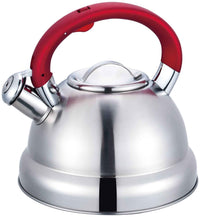 Modern Colorful Stainless Steel Whistling Kettle - 3.0L Capsule Bottom Stovetop Tea Kettle with Mirror Polish - Induction Ready Luxury Kitchen Water Heater - HUFA Kitchenware