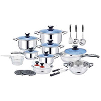 Hot Sale African Style 30/50 - Piece Stainless Steel Cookware & Tableware Set - Professional All - in - One Kitchenware Set with Non - Stick Pots and Pans - HUFA Kitchenware