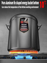 Commercial Large Capacity Stainless Steel Stock Pot - 170L Heavy Duty Deep Soup Cooking Pot for Restaurants, Hotels & Catering - Industrial Kitchenware - HUFA Kitchenware