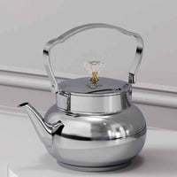 Best Selling Hammered Stainless Steel Tea Kettle - Large Capacity Stovetop Water Boiler with Heat - Resistant Handle - Elegant Hand - Crafted Design for Home & Gift - HUFA Kitchenware