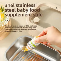 316 Stainless Steel Food Storage Container with Detachable Visible Lid, Airtight Leakproof Lunch Box for Meal Prep, Fridge Fresh - Keeping Crisper for Fruit & Meat - HUFA Kitchenware