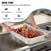 Customized 1/3 GN Gastronorm Food Pan - 6.5cm Depth Stainless Steel Food Container - Professional Hospitality Supplies & Steam Table Food Warmer Tray