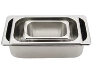 2026 Professional 304 Stainless Steel GN Pan - 6.5cm Depth Gastronorm Food Container for Hotels, Restaurants & Steam Tables - Heavy Duty Buffet Tray