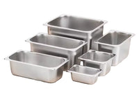 1/1 Size Stainless Steel Gastronorm GN Pan - Professional Commercial Restaurant Equipment & Hotel Food Container for Steam Tables, Buffets and Kitchen Storage