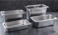 2026 Professional 304 Stainless Steel GN Pan - 6.5cm Depth Gastronorm Food Container for Hotels, Restaurants & Steam Tables - Heavy Duty Buffet Tray