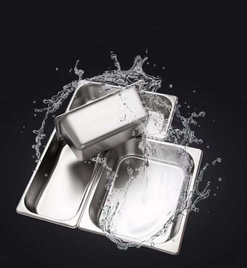 2026 Professional 304 Stainless Steel GN Pan - 6.5cm Depth Gastronorm Food Container for Hotels, Restaurants & Steam Tables - Heavy Duty Buffet Tray