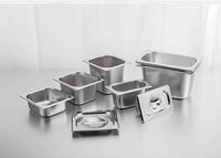 Professional Stainless Steel Hotel Pans with Lids - 1/1 & 1/3 Size Steam Table GN Pans for Restaurant Food Storage & Buffet Service - Anti - Jam Design - HUFA Kitchenware