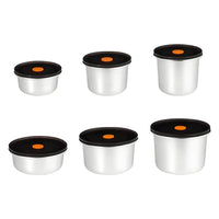 HUFA 304 Stainless Steel Kimchi Container - Airtight Leakproof Food Storage Box with Sealed Lid - Food Grade Vegetable Crisper & Fridge Organizer for Kitchen - HUFA Kitchenware