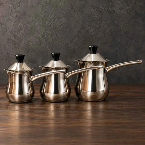 Extended-Handle Milk Cup Set from HUFA Kitchenware Factory