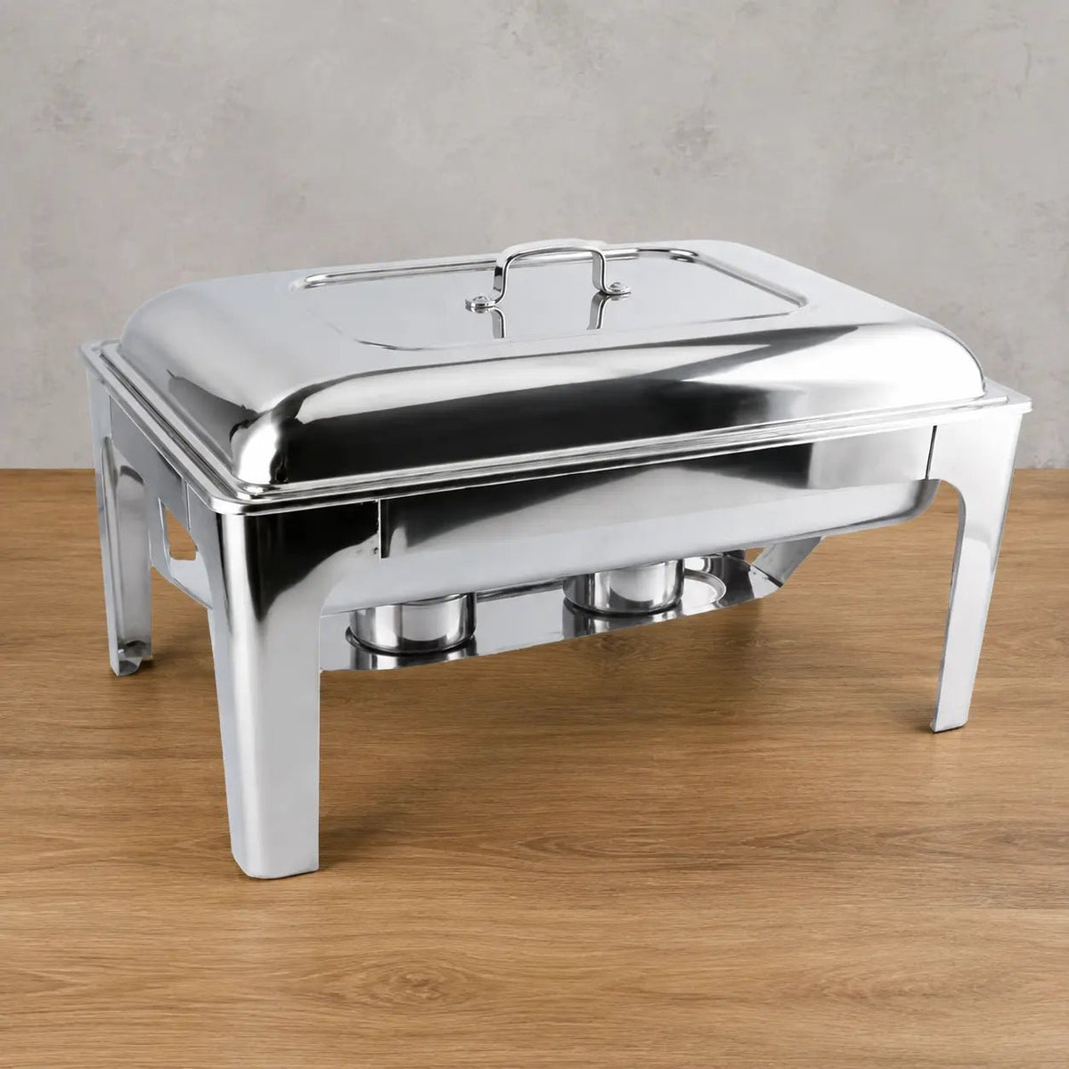 Heavy-Duty Rectangular Lift-Off Chafer with Single or Double Pan - HUFA Kitchenware