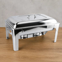 Heavy-Duty Rectangular Lift-Off Chafer with Single or Double Pan - HUFA Kitchenware