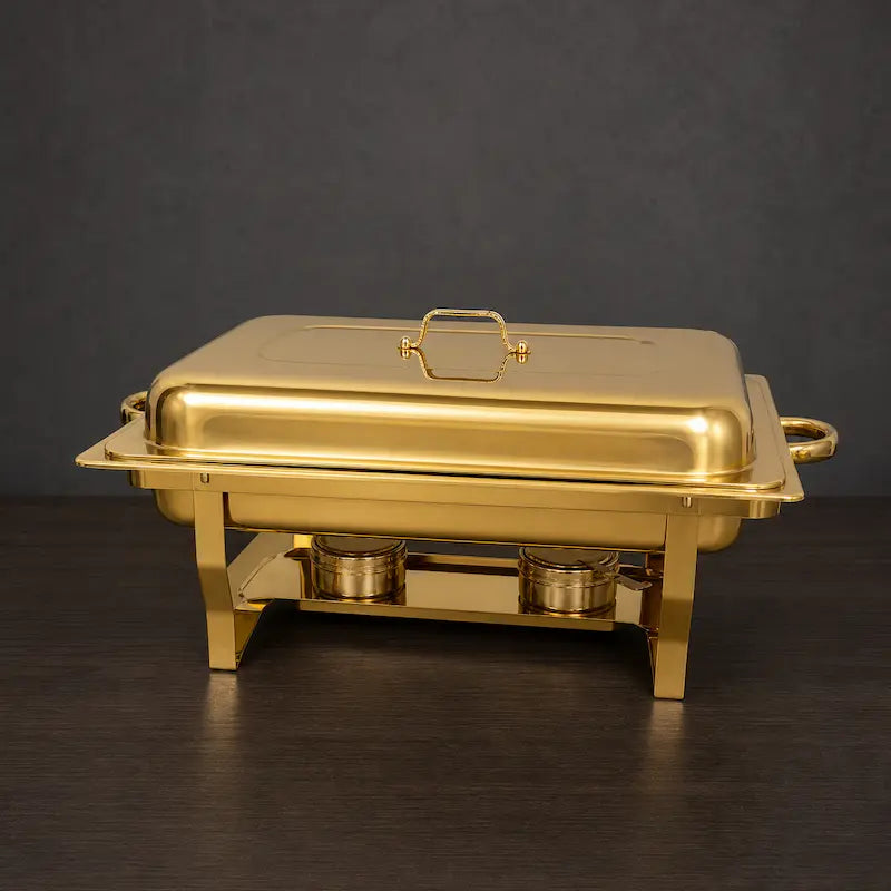 Full-Gold 9L Catering Chafing Dish with One to Four Pan Sections