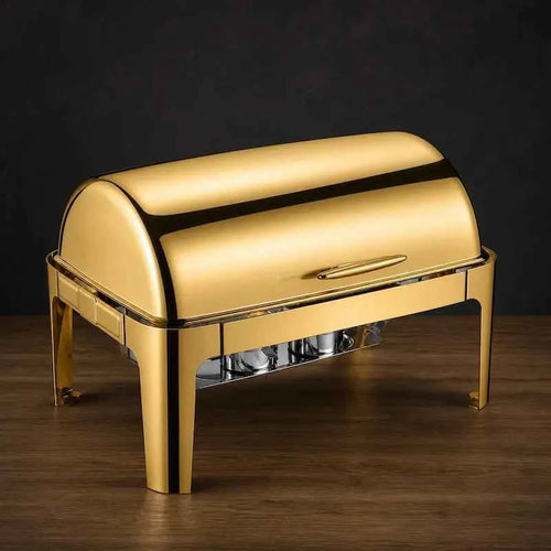Full-Gold 11L Rectangular Chafer for Wedding and Banquet Service