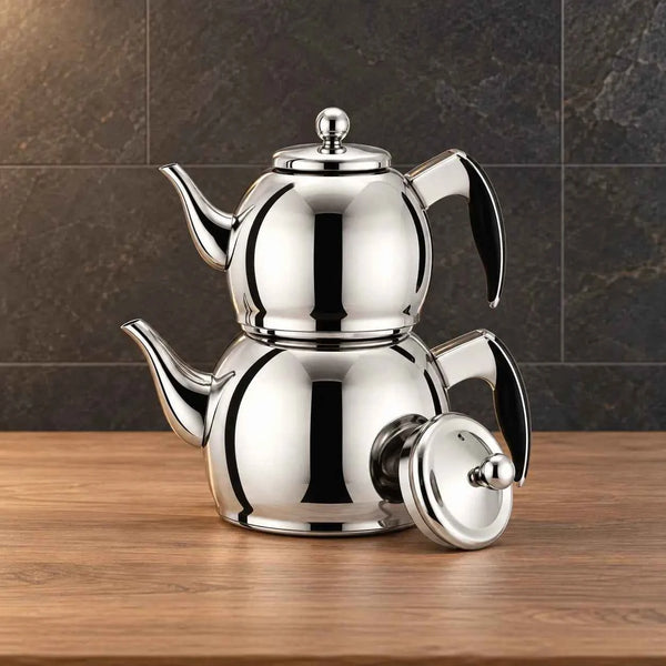 Planet Silver Nesting Kettle Set Manufacturer, 1 L + 2 L