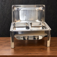Rectangular Hanging-Lid Chafer with Single or Double Grid - HUFA Kitchenware