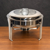 Round Viewing Chafer with Lift-Off Access for Single-Grid Service - HUFA Kitchenware