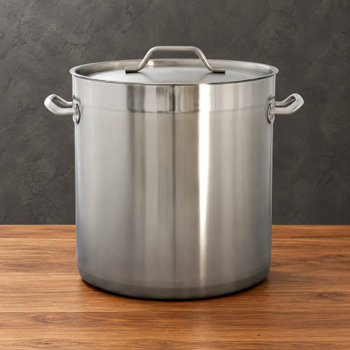 Tall Straight-Rim 201 Stainless Steel Stock Pot with Lid, 6–225L - HUFA Kitchenware