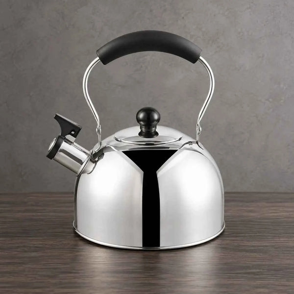 Type AB Silver Kettle with Black Handle Manufacturer, 3 L